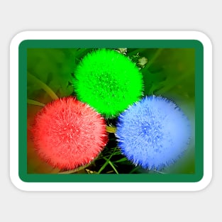 Three Dandelions Sticker